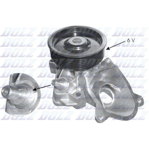 DOLZ Wasserpumpe, Motork&uuml;hlung B236