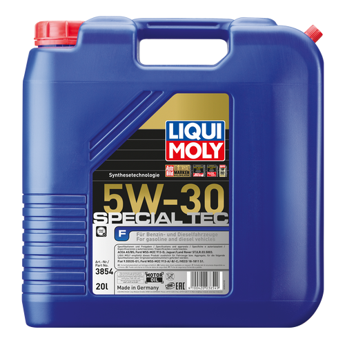 Liqui Moly Motor&ouml;l Leichtlauf Special Tec F, 5W-30, 20-Liter Kanister - 3854