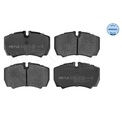MEYLE Bremsbelagsatz, Scheibenbremse MEYLE-ORIGINAL: True to OE. 025 291 2320