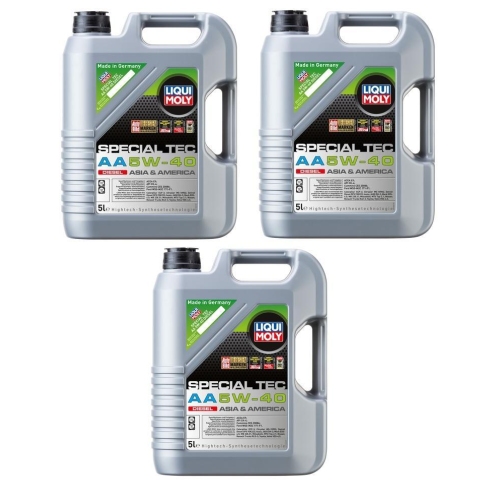 Motoröl Motorenöl SPECIAL TEC AA 5W-40 DIESEL Liquimoly 21332 15 Liter