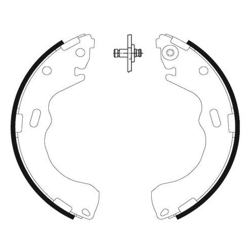 TEXTAR Bremsbackensatz 91060600