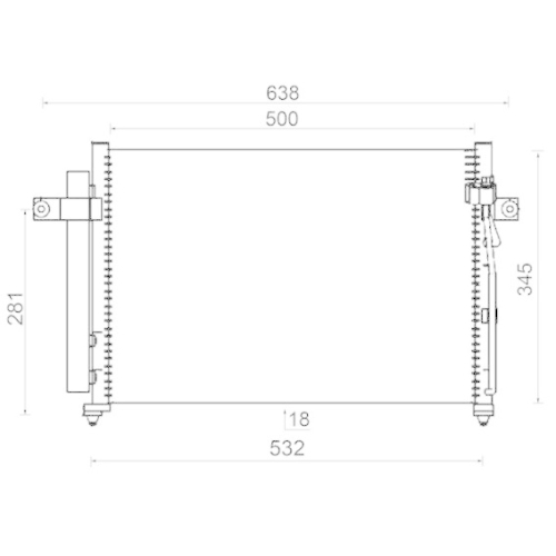 MAHLE Kondensator, Klimaanlage BEHR AC 417 000S
