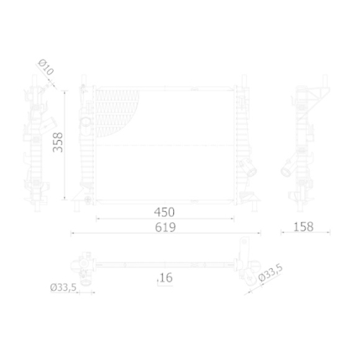 MAHLE K&uuml;hler, Motork&uuml;hlung BEHR CR 1352 000S