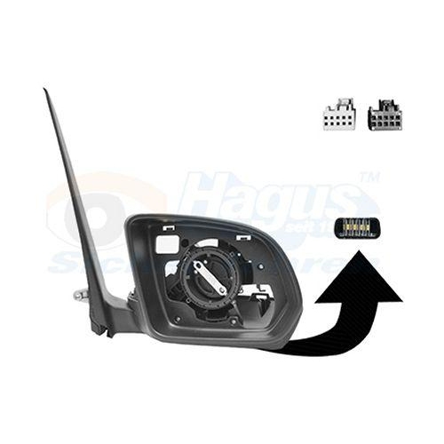 VAN WEZEL Au&szlig;enspiegel * HAGUS * 3082830