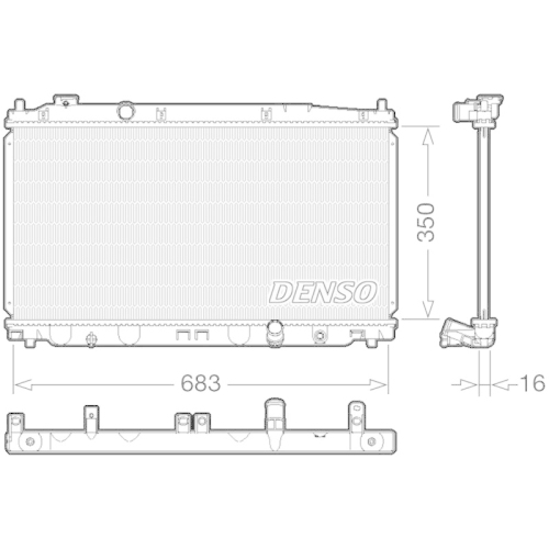 DENSO K&uuml;hler, Motork&uuml;hlung DRM40035
