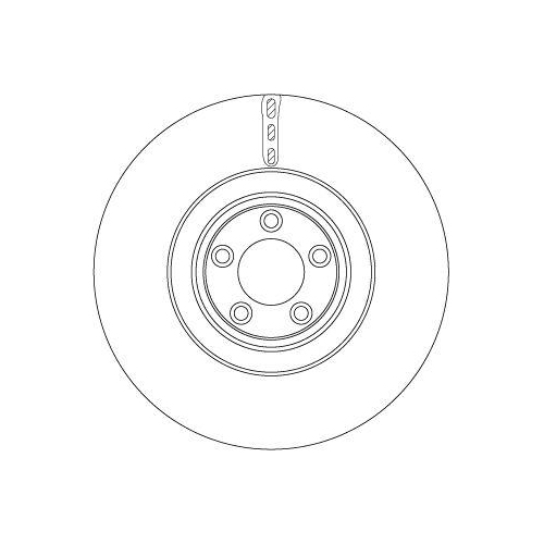 TRW Bremsscheibe TRW SINGLE DF6651S