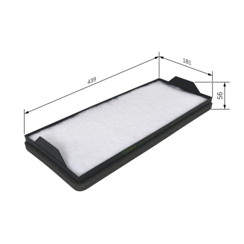BOSCH Filter, Innenraumluft 1 987 431 155