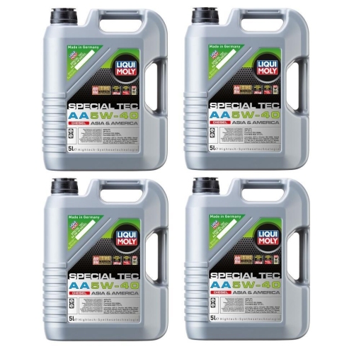 Motoröl Motorenöl SPECIAL TEC AA 5W-40 DIESEL Liquimoly 21332 20 Liter