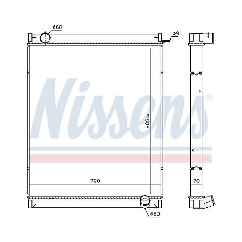 NISSENS K&uuml;hler, Motork&uuml;hlung 63444