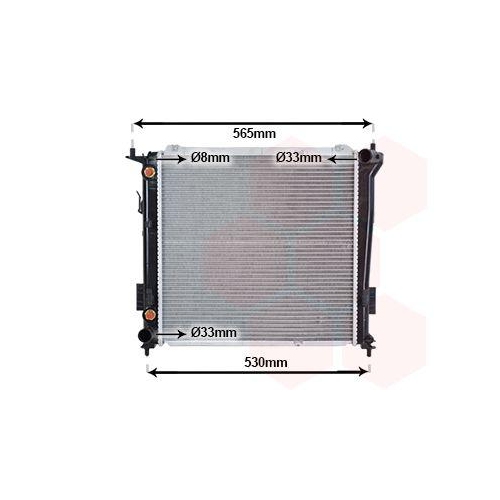 VAN WEZEL K&uuml;hler, Motork&uuml;hlung 82012730