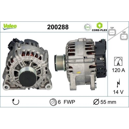 VALEO Generator VALEO CORE-FLEX 200288