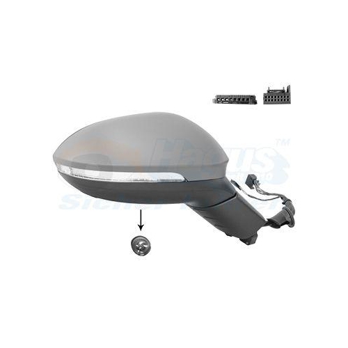 VAN WEZEL Au&szlig;enspiegel * HAGUS * 5713818