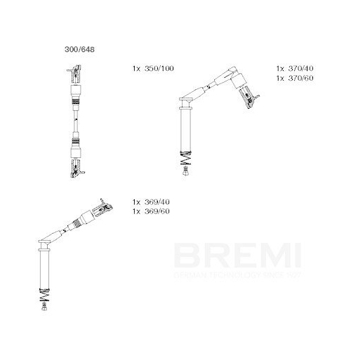 BREMI Z&uuml;ndleitungssatz 300/648