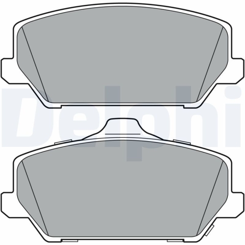 DELPHI Bremsbelagsatz, Scheibenbremse LP3403
