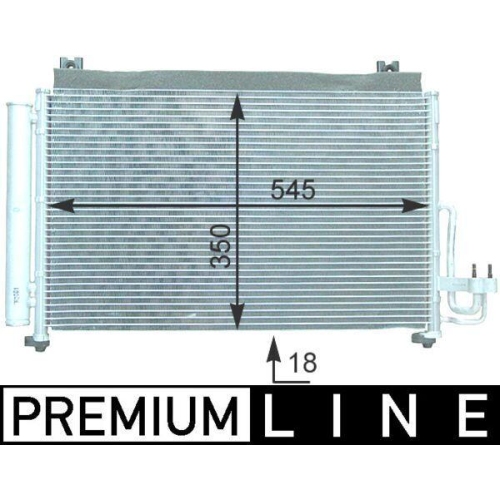 MAHLE Kondensator, Klimaanlage BEHR *** PREMIUM LINE *** AC 420 000P