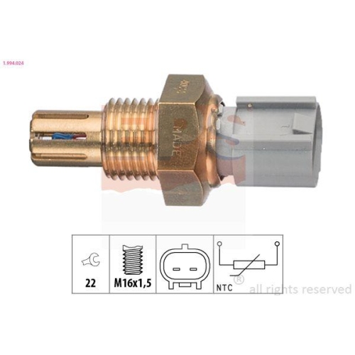 EPS Sensor, Ansauglufttemperatur Made in Italy - OE Equivalent