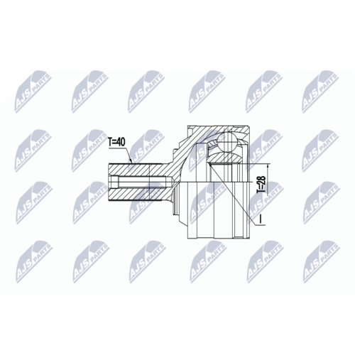 NTY Gelenksatz, Antriebswelle NPZ-VV-025