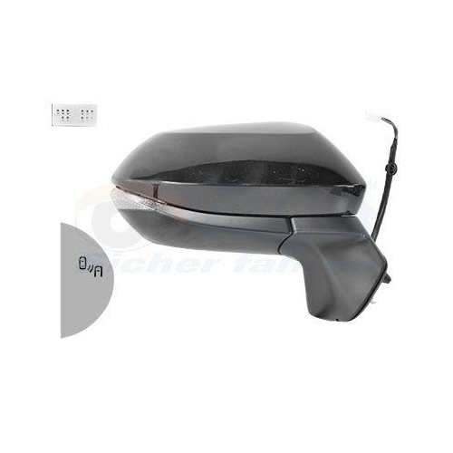 VAN WEZEL Au&szlig;enspiegel * HAGUS * 5419828