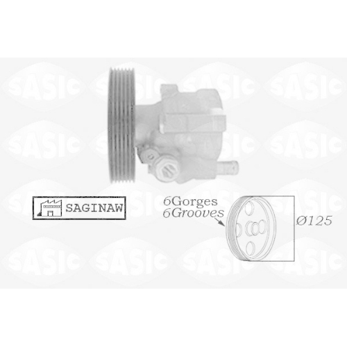 SASIC Hydraulikpumpe, Lenkung 7074012