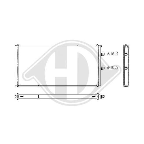 DIEDERICHS Kühler, Motorkühlung DIEDERICHS Climate DCM3946