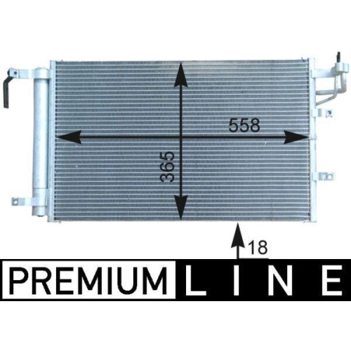 MAHLE Kondensator, Klimaanlage BEHR *** PREMIUM LINE *** AC 431 000P