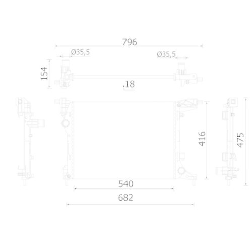 MAHLE K&uuml;hler, Motork&uuml;hlung BEHR CR 2420 000S