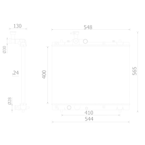 MAHLE K&uuml;hler, Motork&uuml;hlung BEHR CR 2421 000S