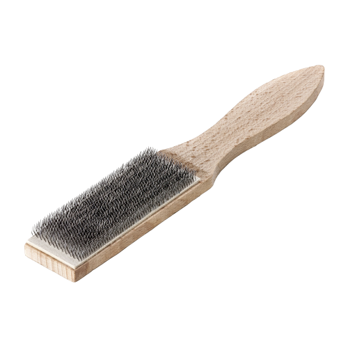 LESSMANN Feilenb&uuml;rste mit 210 mm K&ouml;rperl&auml;nge, STA glatt mit Knie 0.30 mm