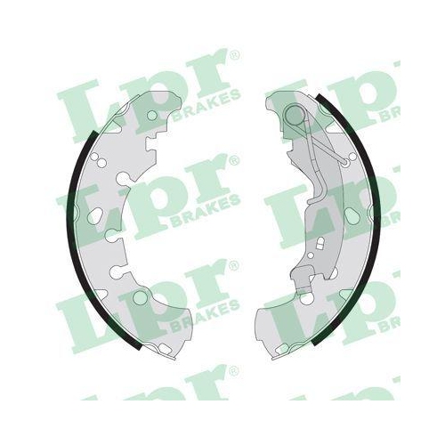 LPR Bremsbackensatz 09090