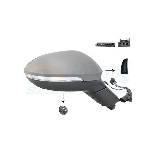 VAN WEZEL Au&szlig;enspiegel * HAGUS * 5713828