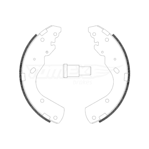 TOMEX Brakes Bremsbackensatz TX 23-44
