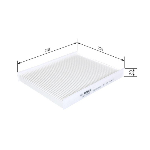 BOSCH Filter, Innenraumluft 1 987 435 081