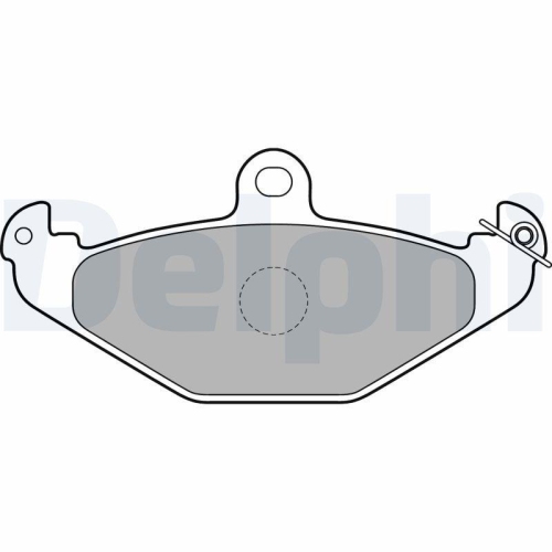 DELPHI Bremsbelagsatz, Scheibenbremse LP1756