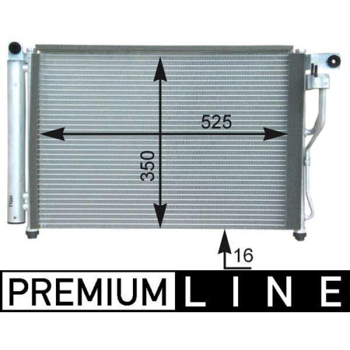 MAHLE Kondensator, Klimaanlage BEHR *** PREMIUM LINE *** AC 439 000P