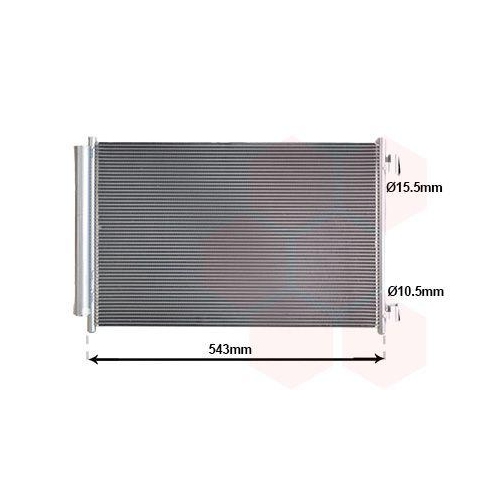 VAN WEZEL Kondensator, Klimaanlage