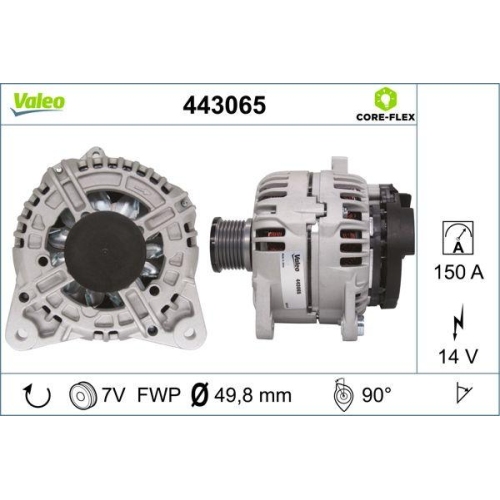 VALEO Generator VALEO CORE-FLEX 443065