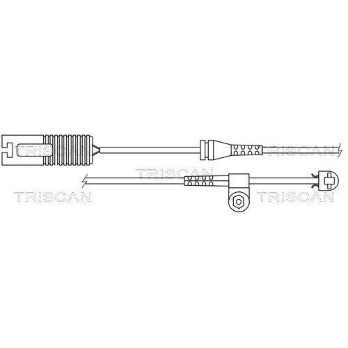 TRISCAN Warnkontakt, Bremsbelagverschlei&szlig; 8115 11013