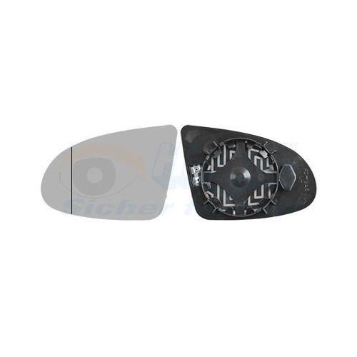VAN WEZEL Spiegelglas, Au&szlig;enspiegel * HAGUS * 0302837