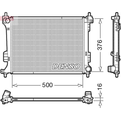 DENSO K&uuml;hler, Motork&uuml;hlung DRM41010