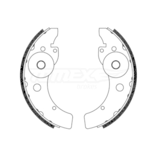 TOMEX Brakes Bremsbackensatz TX 23-46