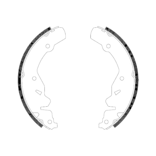 TEXTAR Bremsbackensatz 91064200