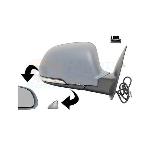 VAN WEZEL Au&szlig;enspiegel * HAGUS * 7623806