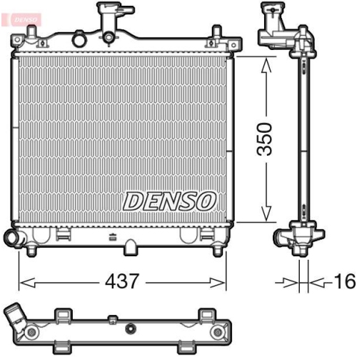 DENSO K&uuml;hler, Motork&uuml;hlung DRM41012