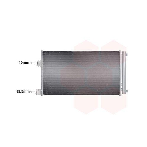 VAN WEZEL Kondensator, Klimaanlage 15015702