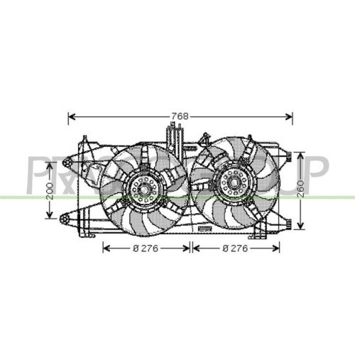 PRASCO L&uuml;fter, Motork&uuml;hlung PrascoSelection FT907F004