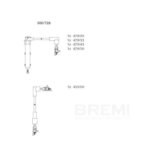 BREMI Z&uuml;ndleitungssatz 300/728