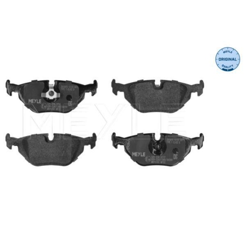 MEYLE Bremsbelagsatz, Scheibenbremse MEYLE-ORIGINAL: True to OE. 025 216 0717