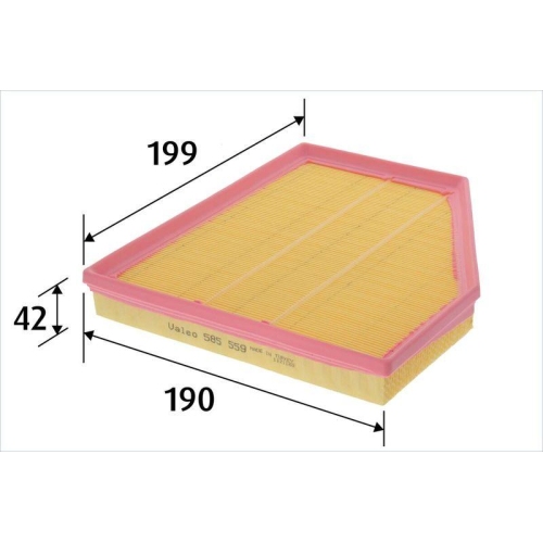 VALEO Luftfilter 585559
