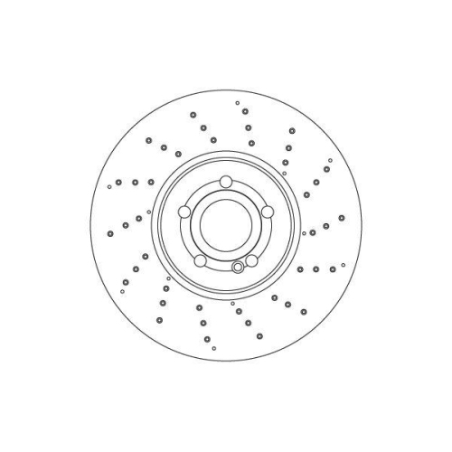 TRW Bremsscheibe TRW SINGLE DF6865S