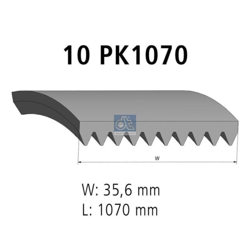 DT Spare Parts Keilrippenriemen 2.15410